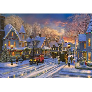 Bluebird Puzzle (70113) - Dominic Davison: "Small Town Christmas" - 1500 piezas