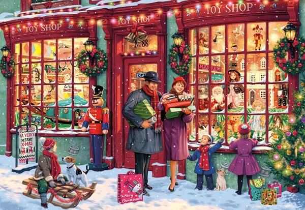 Gibsons (G6252) - "Christmas Toy Shop" - 1000 piezas