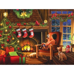 SunsOut (28816) - Tom Wood: "Dreaming of Christmas" - 1000 piezas