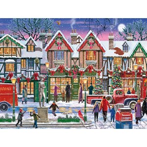 Ravensburger (15291) - "Christmas in the Square" - 1000 piezas