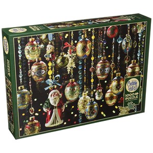 Cobble Hill (80140) - "Christmas Ornaments" - 1000 piezas