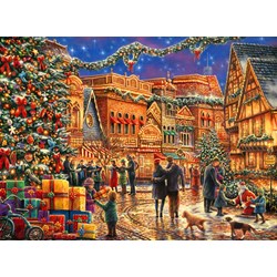 Grafika (02903) - Chuck Pinson: "Christmas at the Town Square" - 2000 piezas