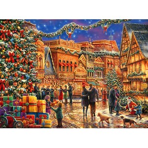 Grafika (02903) - Chuck Pinson: "Christmas at the Town Square" - 2000 piezas