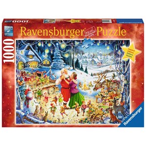 Ravensburger (19893) - "Santa's Christmas Party" - 1000 piezas