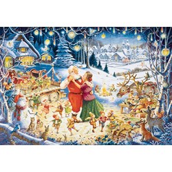 Ravensburger (19893) - "Santa's Christmas Party" - 1000 piezas