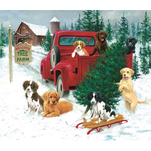 SunsOut (73419) - "Christmas Tree Farm" - 550 piezas