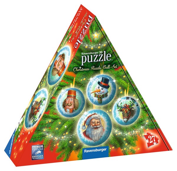 Ravensburger (11678) - "Christmas Puzzle-Ball-Set" - 27 piezas