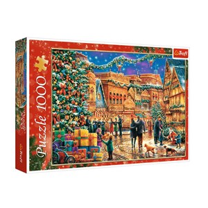 Trefl (10554) - "Christmas Market" - 1000 piezas