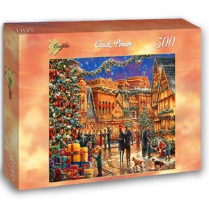 Grafika (02904) - Chuck Pinson: "Christmas at the Town Square" - 300 piezas