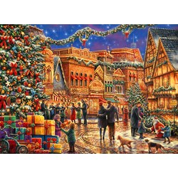 Grafika (02904) - Chuck Pinson: "Christmas at the Town Square" - 300 piezas