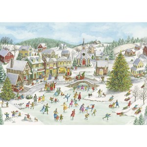 Ravensburger (15290) - "Playful Christmas Day" - 1000 piezas