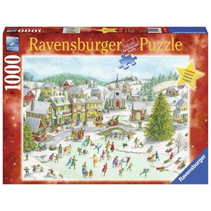 Ravensburger (15290) - "Playful Christmas Day" - 1000 piezas