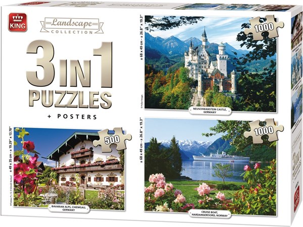 King International (55875) - "Landscape Collection" - 500 1000 piezas