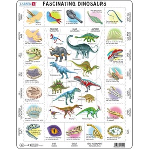 Larsen (HL9-GB) - "Fascinating Dinosaurs" - 35 piezas