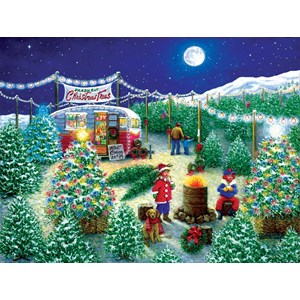 SunsOut (76141) - "A Lot of Christmas Trees" - 300 piezas