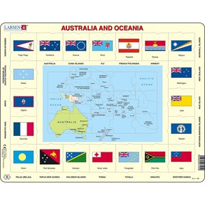 Larsen (KL5-GB) - "Australia and Oceania" - 35 piezas