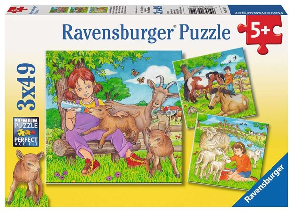 Ravensburger (09351) - "My Favorite Animals" - 49 piezas