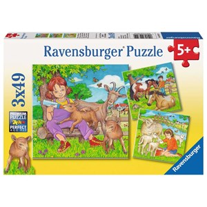 Ravensburger (09351) - "My Favorite Animals" - 49 piezas