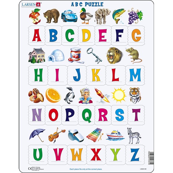 Larsen (LS826-GB) - "ABC Puzzle" - 26 piezas