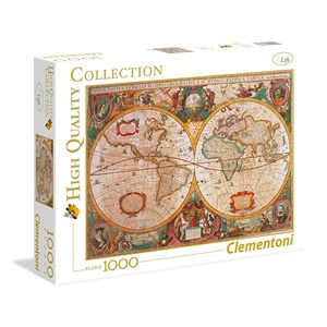 Clementoni (31229) - "Old Map" - 1000 piezas