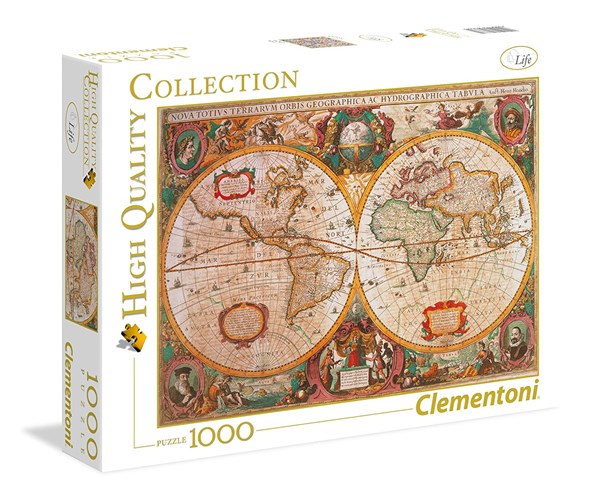Clementoni (31229) - "Old Map" - 1000 piezas