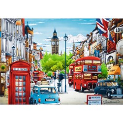 Trefl (10557) - "London street" - 1000 piezas