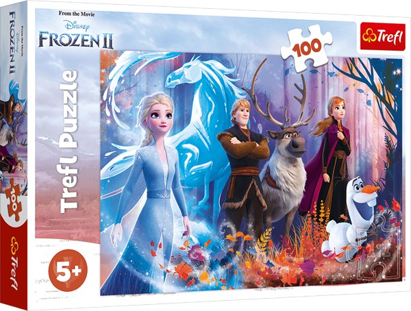 Trefl (16366) - "Magic of Frozen" - 100 piezas