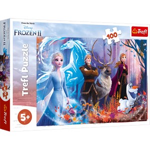 Trefl (16366) - "Magic of Frozen" - 100 piezas