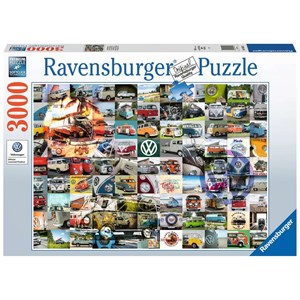 Ravensburger (16018) - "99 VW Campervan Moments" - 3000 piezas