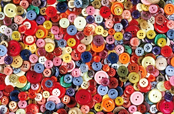 Piatnik (5687) - "Buttons" - 1000 piezas