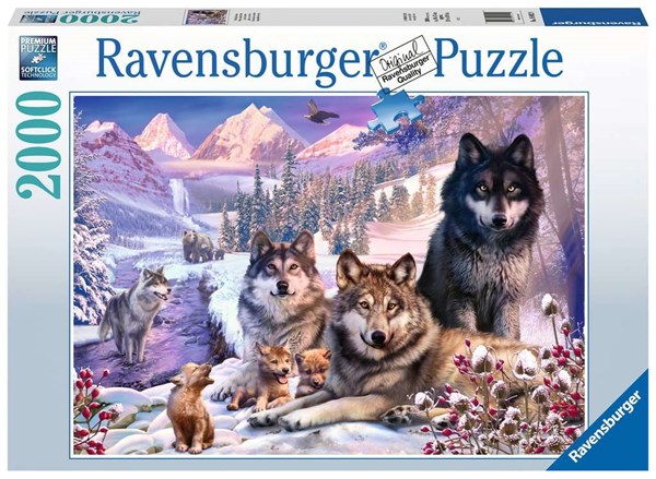 Ravensburger (16012) - "Winter Wolves" - 2000 piezas