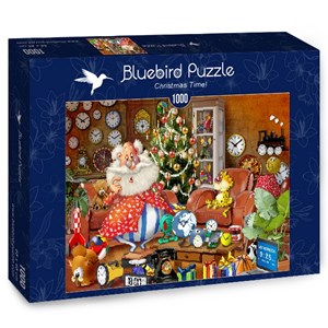 Bluebird Puzzle (70295) - "Christmas Time!" - 1000 piezas