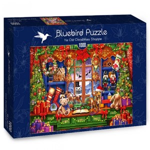 Bluebird Puzzle (70311) - "Ye Old Christmas Shoppe" - 1000 piezas