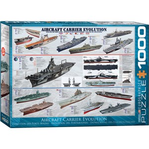 Eurographics (6000-0129) - "Aircraft Carrier Evolution" - 1000 piezas
