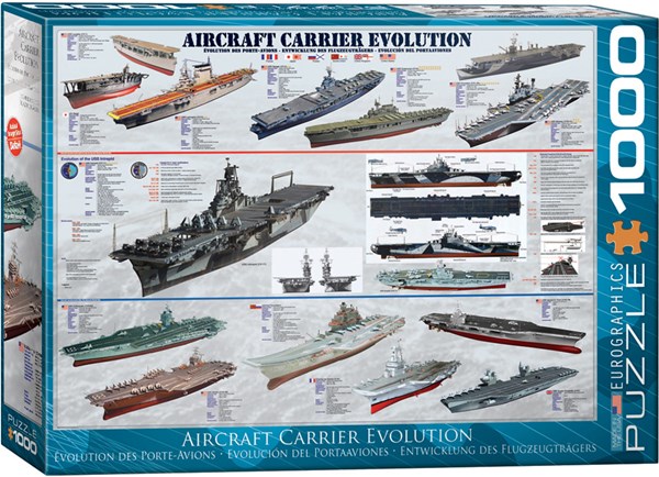 Eurographics (6000-0129) - "Aircraft Carrier Evolution" - 1000 piezas
