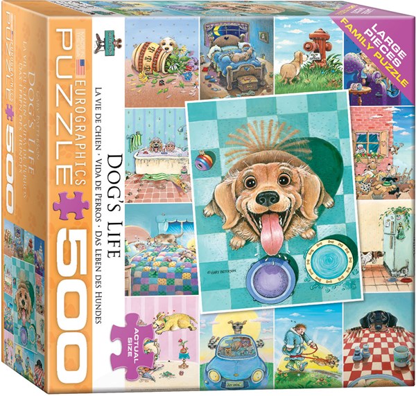 Eurographics (8500-5365) - Gary Patterson: "Dog's Life" - 500 piezas