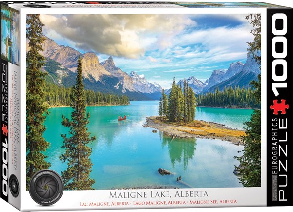 Eurographics (6000-5430) - "Maligne Lake, Alberta" - 1000 piezas