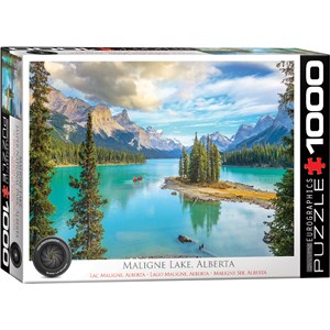 Eurographics (6000-5430) - "Maligne Lake, Alberta" - 1000 piezas