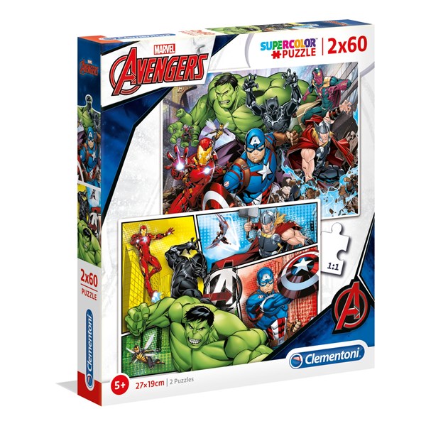 Clementoni (21605) - "Marvel Avengers" - 60 piezas