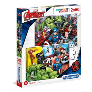 Clementoni (21605) - "Marvel Avengers" - 60 piezas
