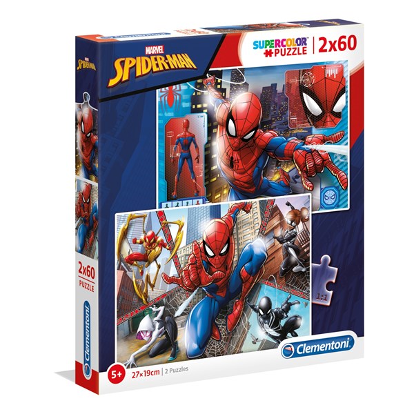Clementoni (21608) - "Marvel Spider-Man" - 60 piezas