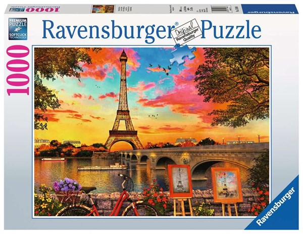 Ravensburger (15168) - "The banks of the Seine" - 1000 piezas