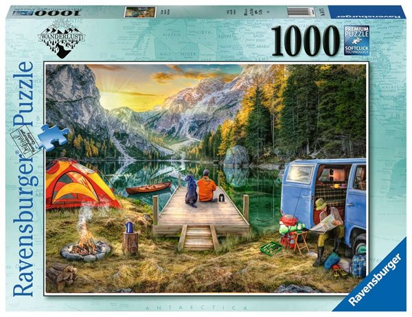 Ravensburger (16177) - "Calm Campsite" - 1000 piezas