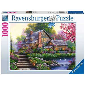 Ravensburger (15184) - "Romantic Cottage" - 1000 piezas