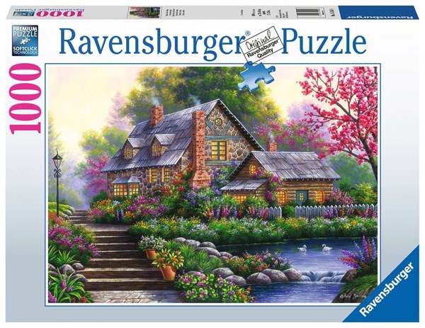 Ravensburger (15184) - "Romantic Cottage" - 1000 piezas
