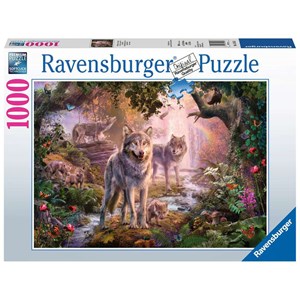 Ravensburger (15185) - "Summer Wolves" - 1000 piezas
