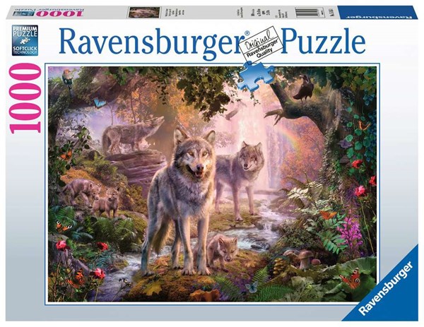 Ravensburger (15185) - "Summer Wolves" - 1000 piezas