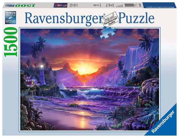 Ravensburger (16359) - Christian Riese Lassen: "Sunrise in Paradise" - 1500 piezas