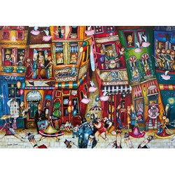 Ravensburger (15275) - "When Pigs Fly" - 1000 piezas