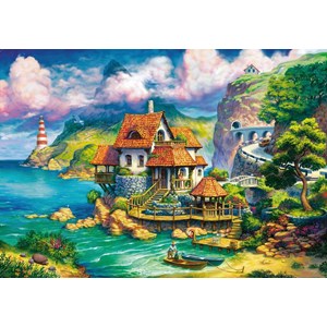 Ravensburger (15273) - "The Cliff House" - 1000 piezas